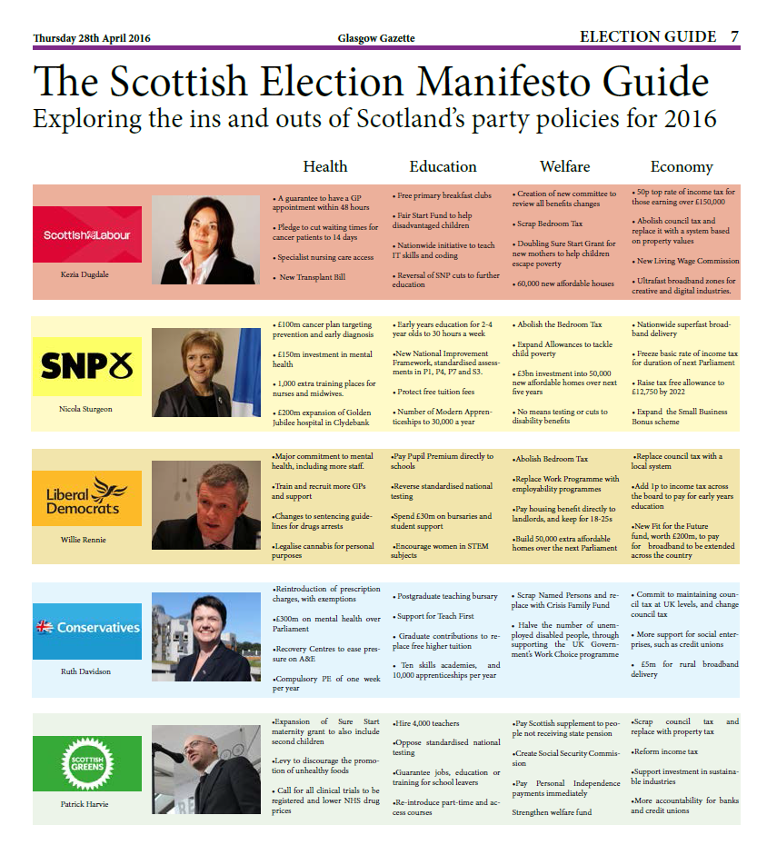 Familiarise yourself with our election guide